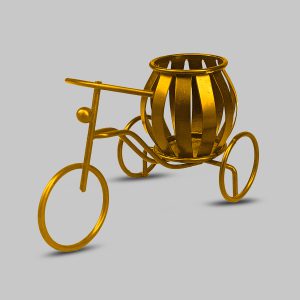 Cycle Showpiece Golden